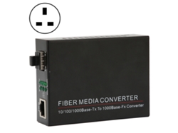 Transceiver De Fibra Tbcmc3600esfp Roteador Óptico Gigabit Duplex Completo/meio Plugue Alimentação