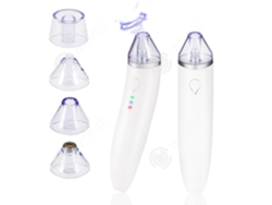 La aspiradora de puntos negros Inn es una máquina que puede limpiar la piel del rostro con 3 modos y 4 cabezales de succión para limpieza. Innovtec