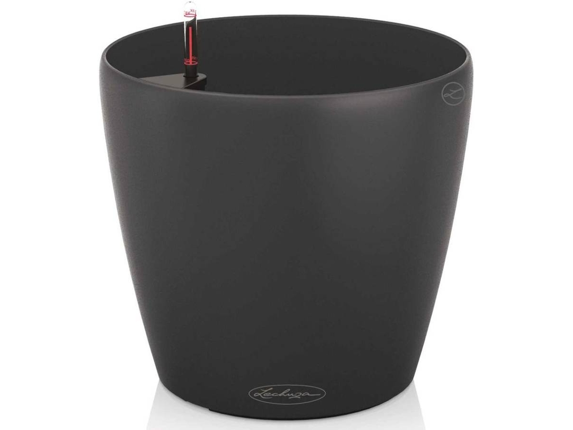 LECHUZA Macetero Classico Color 28 ALL-IN-ONE gris pizarra 13204