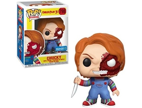 Funko Pop Películas Juego de Niños 3 Chucky Media Cara Daño de Batalla Exclusivo 798 Funko Pop!