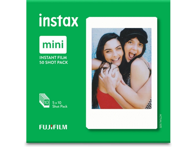 Recarga FUJIFILM Instax Mini Glossy 5x10 (50 Fotos)