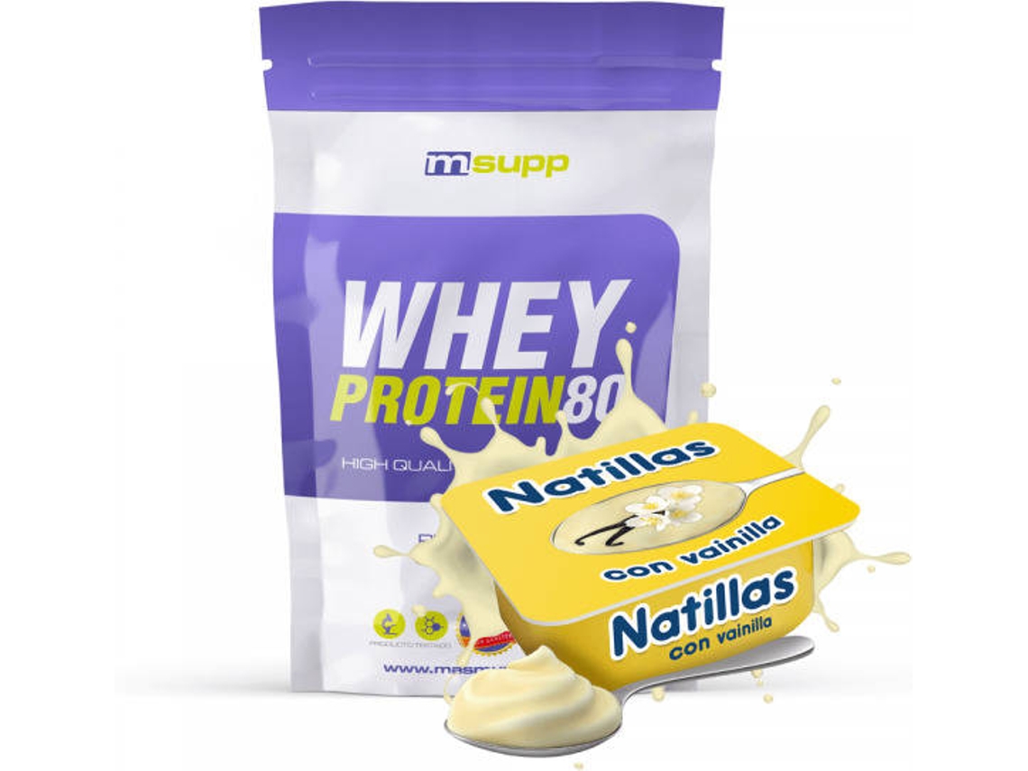 Whey Protein80 - 1kg Natillas De Vainilla Masmusculo
