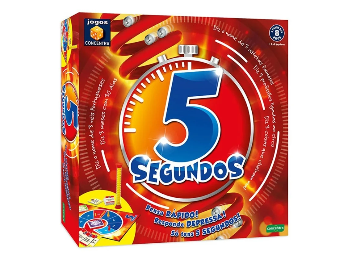 Juego de Mesa CONCENTRA 5 Segundos (Edad Mínima: 8)