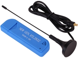 Receptor De Radio Con Sintonizador Rtl Sdr Definido Por Software, Cable Usb Y Antena |