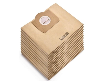 Saco de aspirador de pó 15 peças para sacos de filtro karcher 6.959-130.0