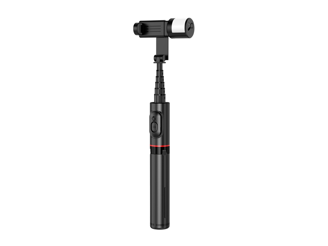 Trepied Bastón Selfie Portátil Para Teléfono Extensible 765mm Con Luz Led Y Mando A Distancia Para Vlog Live Streaming Selfie