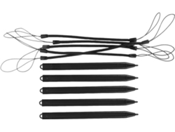 Juego De 5 Lápices Ópticos Para Tabletas De Escritura Lcd, Pantallas Táctiles Resistivas Con Cable De Resorte, Lápices Ópticos