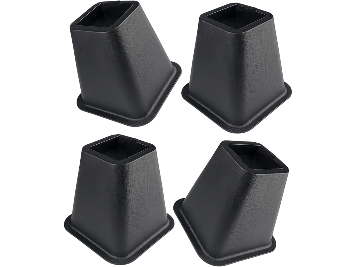 Juego De 4 Elevadores De Camas De 6 Pulgadas Con Base Estable Para Muebles, Para Sofá, Mesa, Escritorio,