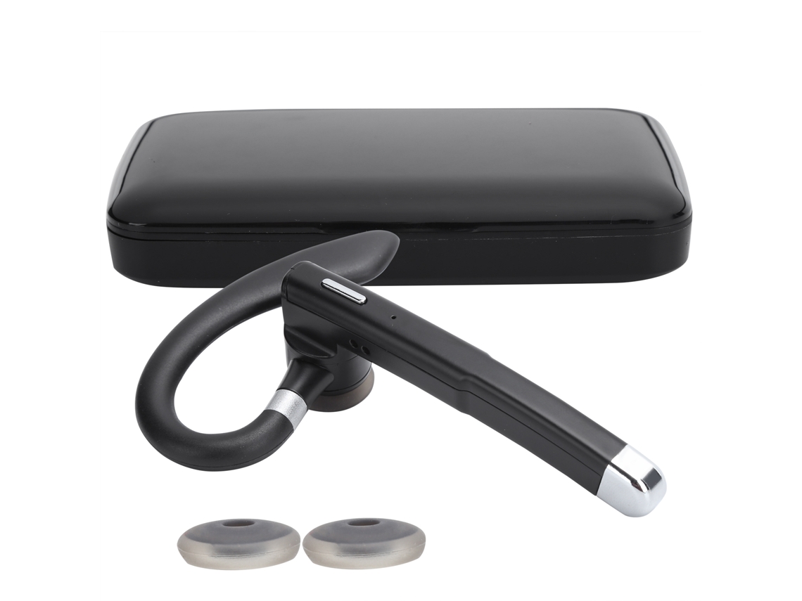 Fone De Ouvido Bluetooth Sem Fio Yyk-520 V5.0 Headset Rotativo Com Compartimento De Carregamento Para Negócios