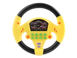 Simulador De Volante Copiloto Máquina De Educación Temprana Juguetes De Aprendizaje Para Bebés Amarillo CHRUI