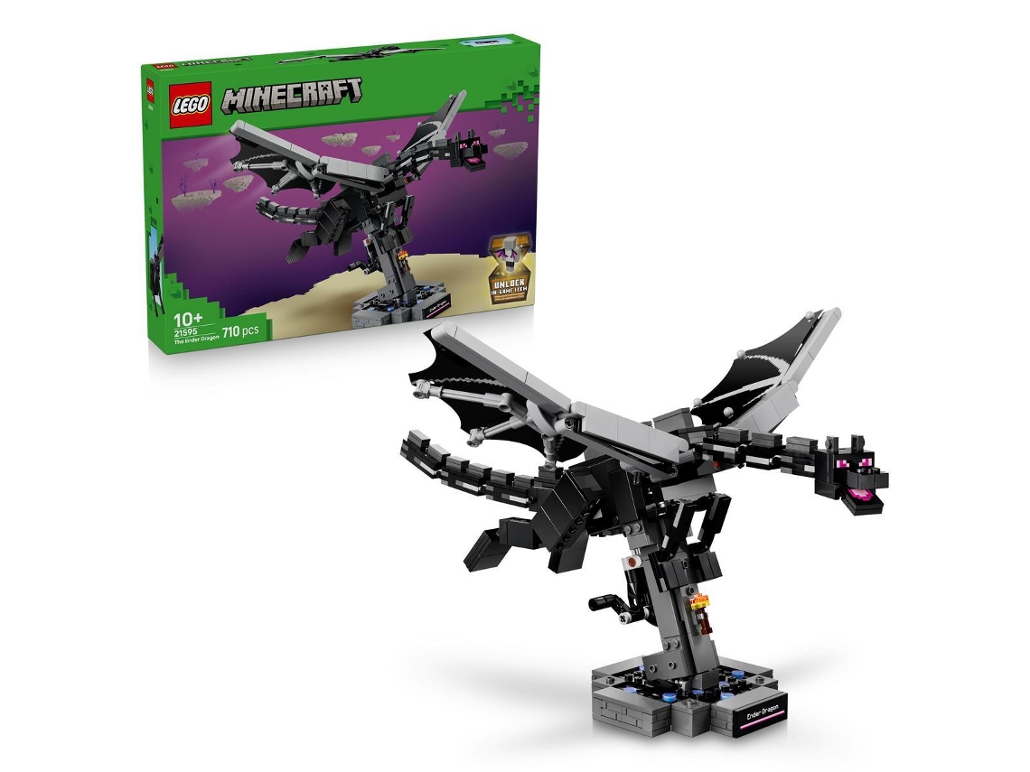 Lego® 21595 Minecraft El Dragón Ender - Figura Articulada Con Alas Batientes