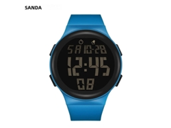 Reloj electrónico, correa de TPU suave, pantalla digital LED grande, despertador resistente al agua.