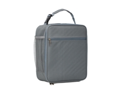 (paquete De 2 Gris) Bolsa De Almuerzo Portátil, Hielera De Lona Aislada Para Mantener La Comida Caliente O Fría.