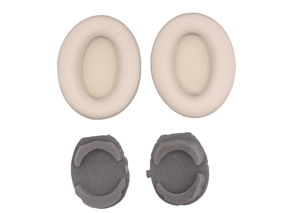 Protectores auditivos Yunzii para auriculares Sony WH 2000XM3 (2 unidades, cuero proteico marrón)
