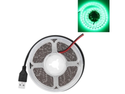 Tira LED RGBW flexible de bajo voltaje 5V BJ-Strip para decoración de interiores e iluminación de gabinetes de computadora (luz verde)