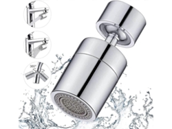Aerador De Grifo Giratorio 360 Grados, 2 Modos Ajustables, Filtro Burbujeador Para Cocina Y Baño Con Adaptador