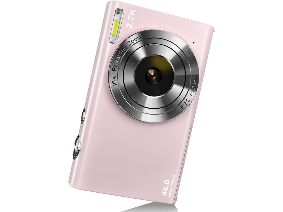 Cámara Digital Con Autoanálisis, 2.7k 48mp, Elegante Pantalla De 2.8 Pulgadas, Para Adolescentes.