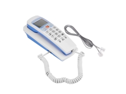 Teléfono Fijo Con Cable, Identificador De Llamadas, Extensión Fsk/dtmf, Teléfono De Escritorio, Blanco, Plateado, Azul, Rojo.