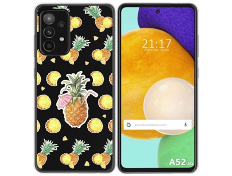 Carcasa Samsung Galaxy A52 / A52 5G / A52s 5G TUMUNDOSMARTPHONE Dibujos Transparente Multicolor