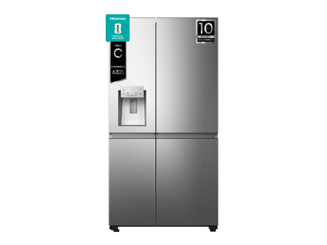 Frigorífico Americano HISENSE RS818N4TIC (Total No Frost - 179 cm - 632 L - Inox)