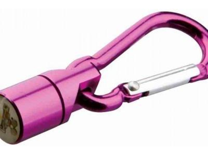 Placa de Identificación para Perros y Gatos TRIXIE Luz LED (Rosa - 1cm)