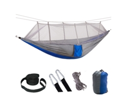 Hamaca De Descanso Chrui Con Mosquitera, 260 X 140 Cm (gris)