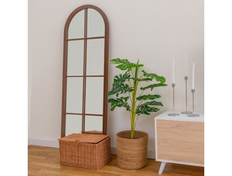 Espejo CASIKA Ventana Rodas Madera 160Cm