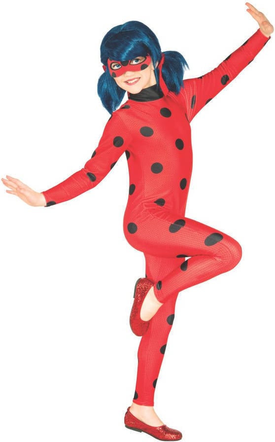 Rubies 620794s Trajes de fantasía para niños disfraz dibujos animados personaje chica negro azul rojo estampado ladybug tam