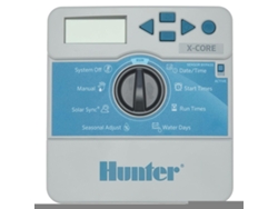 Programador de riego eléctrico XC 201 Interior HUNTER Programador eléctrico que permite controlar hasta 2 zonas de riego con electroválvulas a
