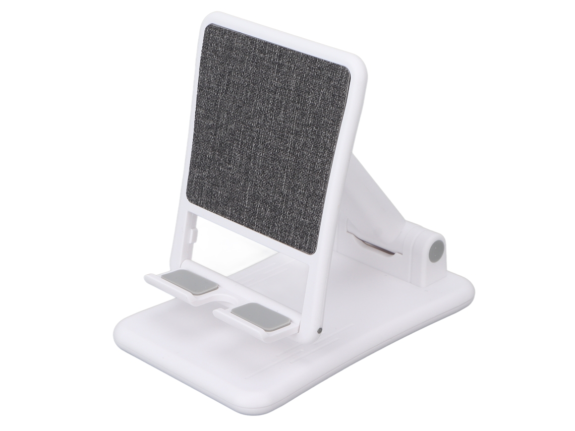 Soporte Para Teléfono (altura Y Ángulo Ajustables, Plegable) Compatible Con Todos Los Smartphones Blanco