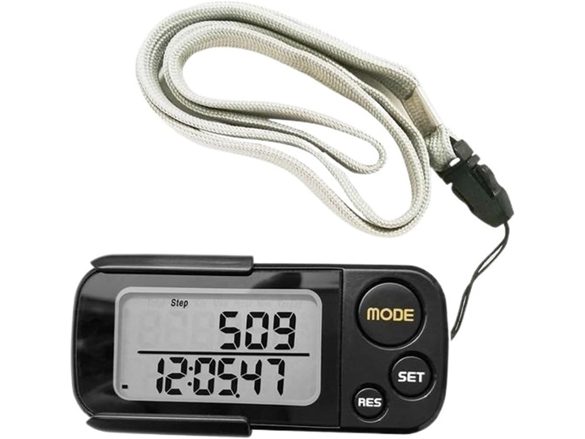 Mini Compteur De Pas Marche, Podomètre Numérique 3d Con Clip, Calorías, Cronómetro, Ejercicio