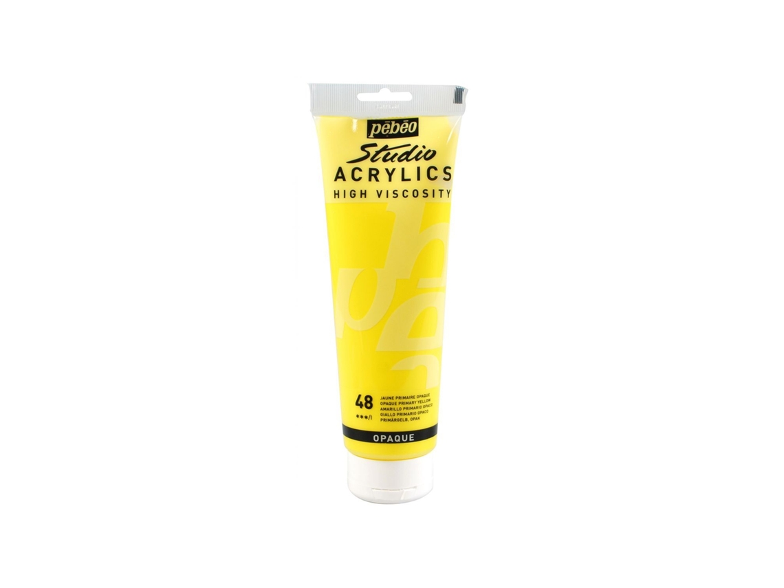Tinta Acrílica PÉBÉO (Opaca - Primer Amarillo - 250ml)