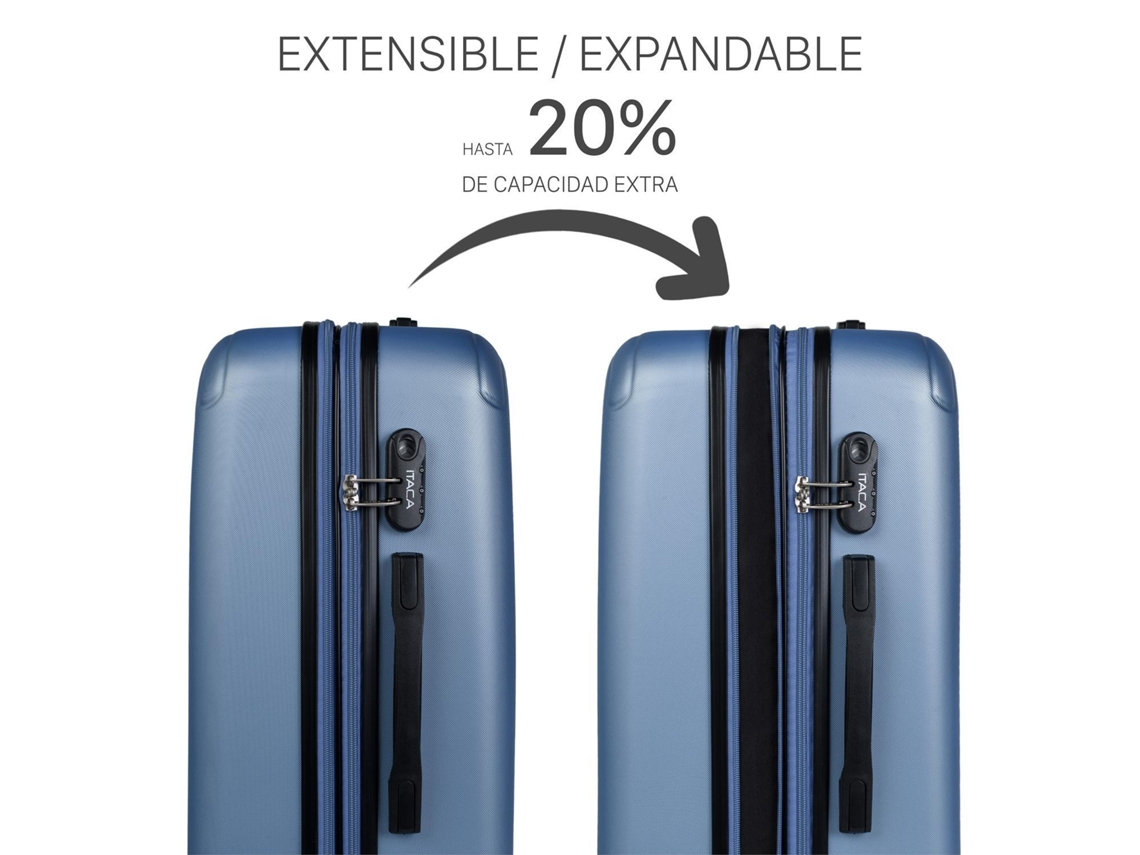 Conjunto de Maletas de Viaje ITACA Sevron Azul