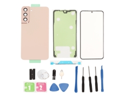 Juego De Protectores De Cristal Traseros Para Teléfono Móvil - Fácil Instalación Con Kit De Reparación Profesional Para S22 Rosa