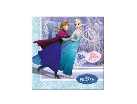 Servilletas LIRAGRAM ESPAÑA Set de 20 de papel 2 Frozen 33X33 cm