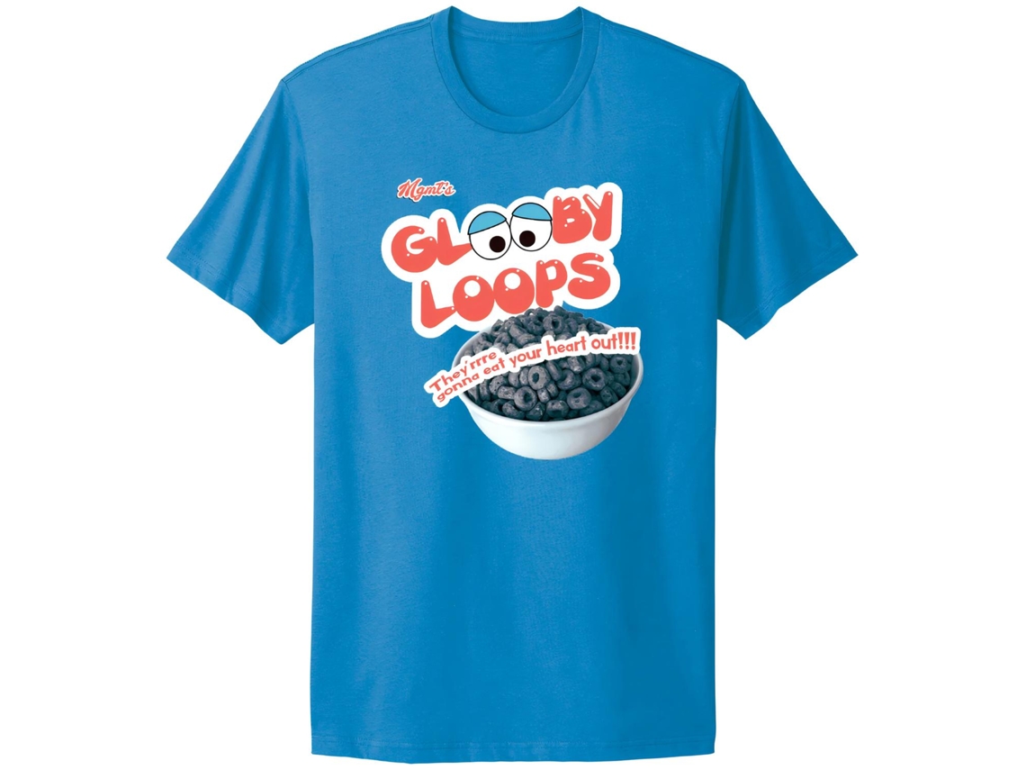 Mgmt Glooby Loops T-shirtblack Rockinstone Size:l