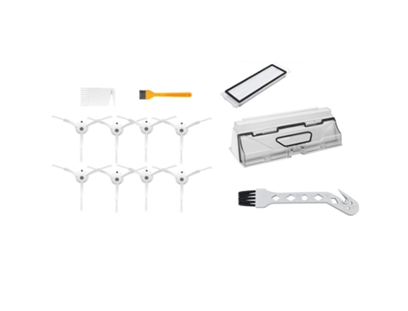 Kits de accesorios, cepillo lateral de filtro con piezas de caja de polvo para aspiradora Xiaomi, caja de cubo de basura con accesorios de filtro
