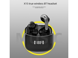 Auriculares Bluetooth Con Pantalla Digital Estéreo Y Larga Duración De Batería