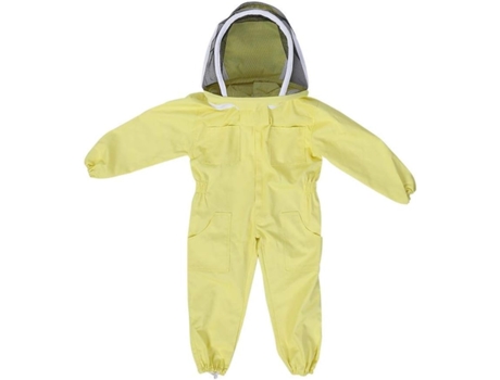 Ropa de apicultor para niños Traje de protección de apicultura profesional para niños protección de equipos de visitantes de la granja de abej GELL...