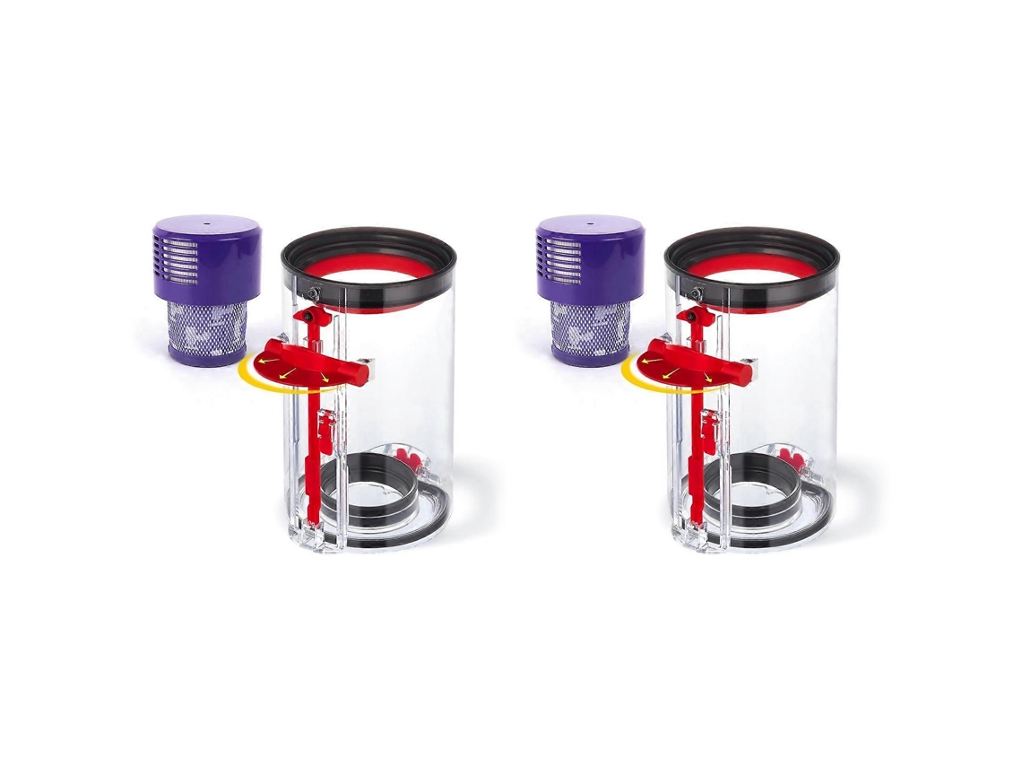 2 depósitos de polvo mejorados para aspiradora V10 Sv12, depósito grande para V10, número de pieza 969509-01