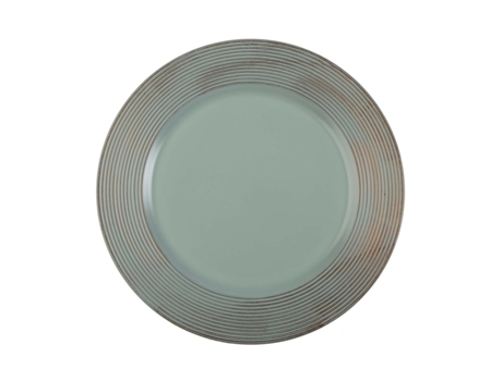 Bajo Plato Versa Gris Plástico 33 x 33 cm