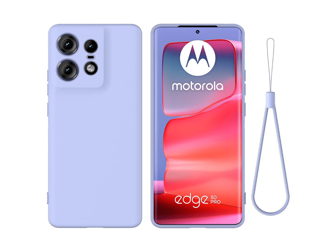 Capa Para Celular Em Silicone Sólido E Líquido, Totalmente À Prova De Quedas.roxo - Moto G72 (furo De Precisão Com Borda Arredondada)