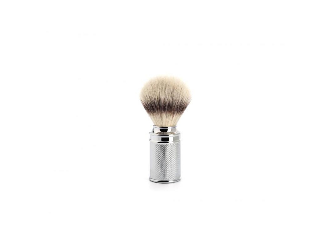 Brocha de afeitar sintética, plata MÜHLE