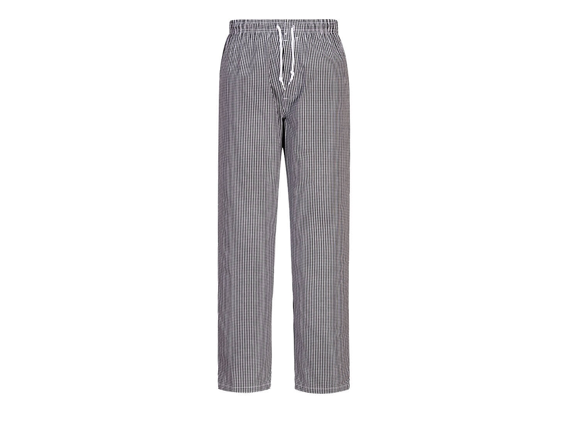 Pantalones Bromley De Chef: Comodidad Y Estilo En Tu Cocina Cuadritos Azules / Xxs