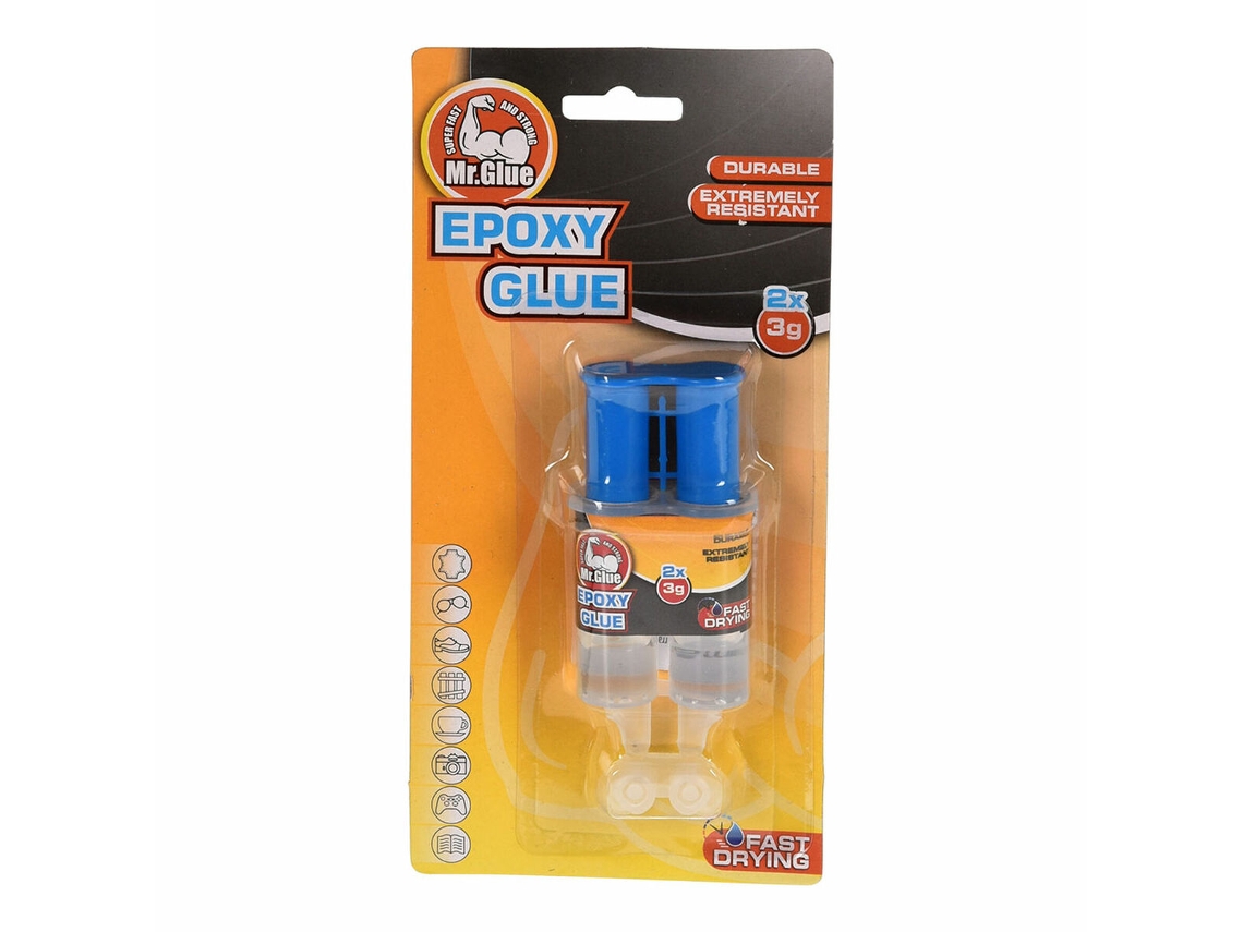 Pegamento Mr. Glue Epoxi 3 ml (2 Unidades)