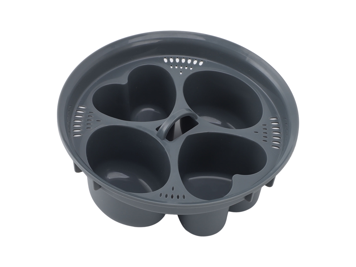 2026 Store-inserto Para Hervir Huevos Multifuncional Con 4 Moldes De Vapor De Pp Accesorio De Cocina Para Thermomix Tm5 Tm6