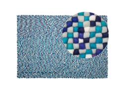 Alfombra BELIANI Amdo de Lana Multicolor 160x230