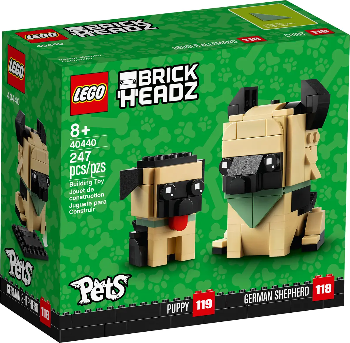 Lego Brickheadz: Pastor Alemán - 40440