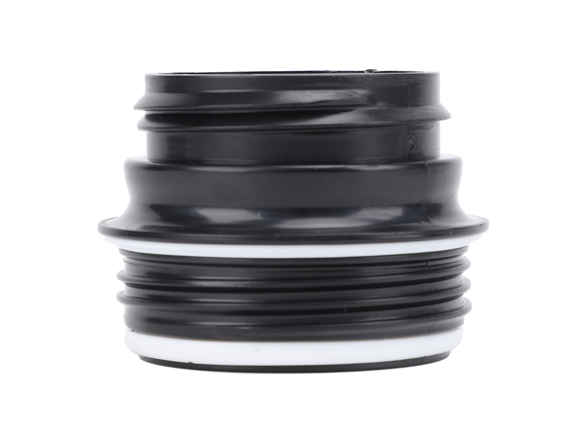 Adaptador Reutilizable De Plástico Para Tapas De Botellas, Compatible Con Diferentes Tapas O Pajitas - Negro