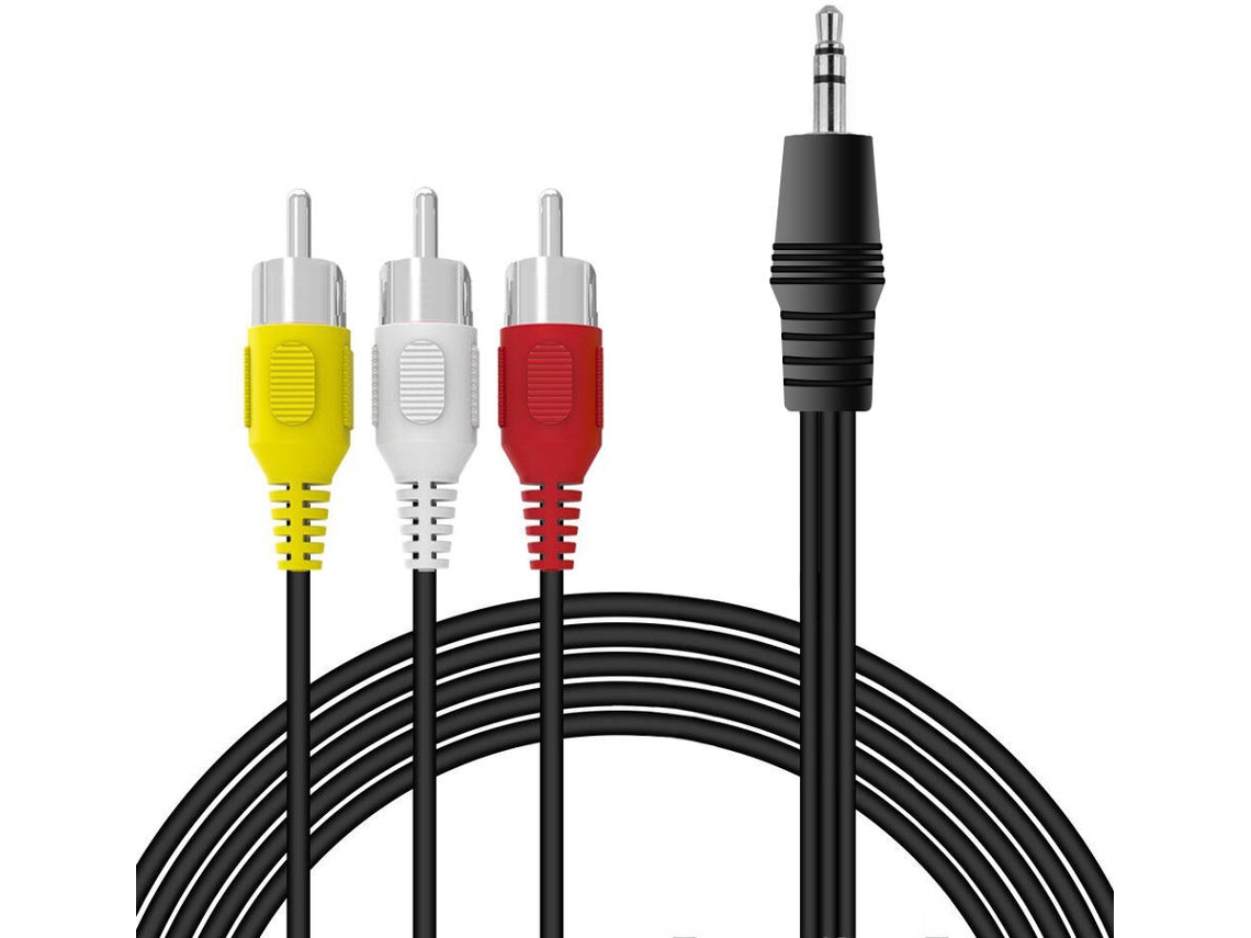 Cable MULTI4YOU (Jack 3.5 mm - RCA - 1 m - Negro)